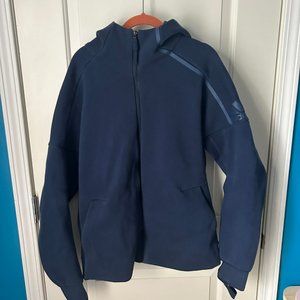 adidas ZNE hoodie - navy - large